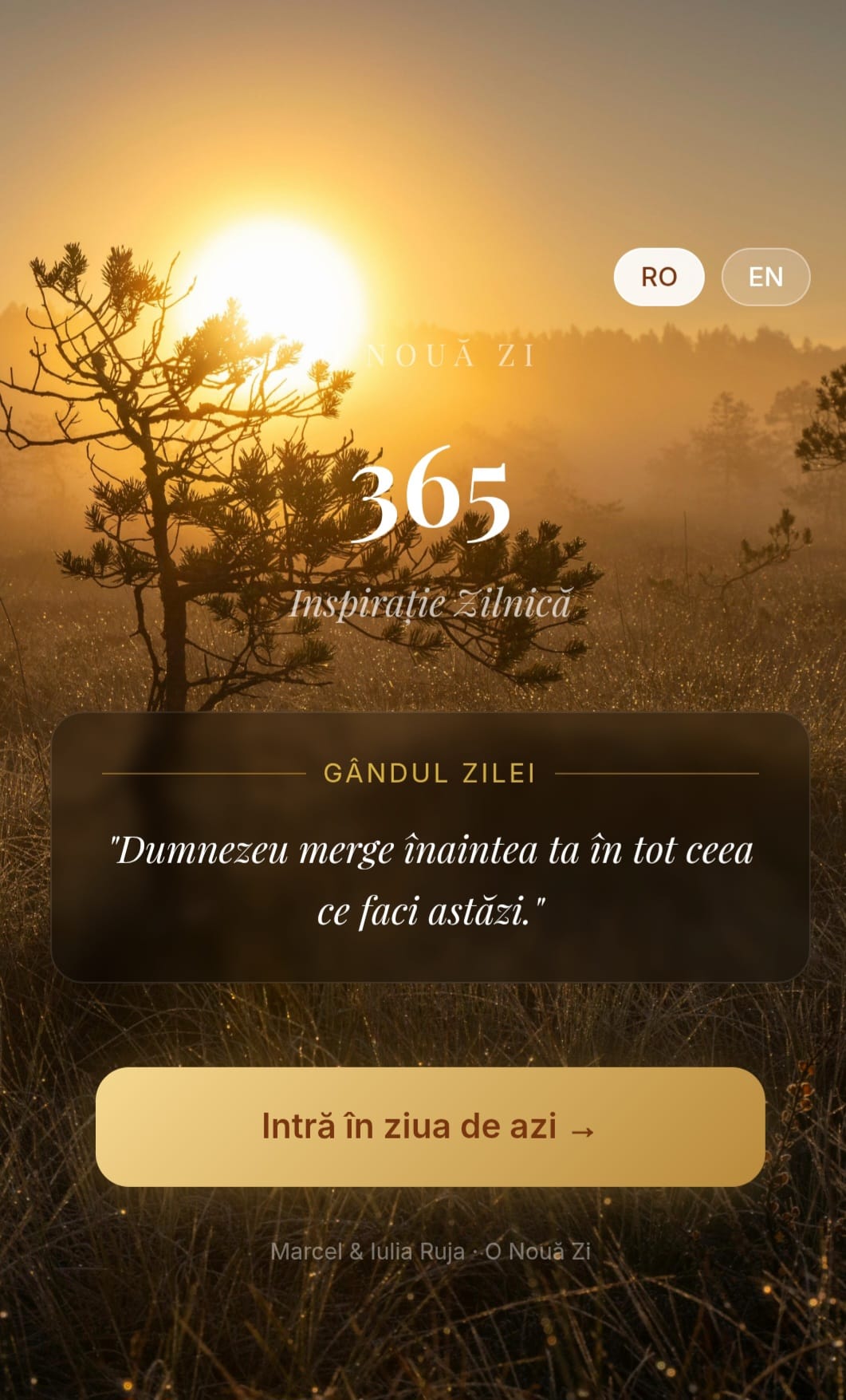 O Nouă Zi app
